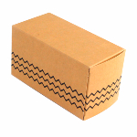  Caja con solapas 16x8x8cm - Kraft Zig Zag