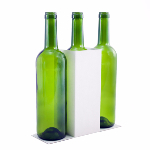 Caja de 3 botellas con asa - Kraft