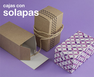 Cajas con solapas