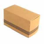  Caja con solapas 16x8x8cm - Kraft Diagonales