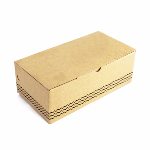 Caja de zapatos 30x16 cm - Kraft Zigzag