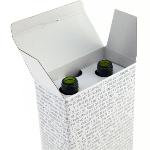 Caja de 2 botellas sin asa - Text Black 