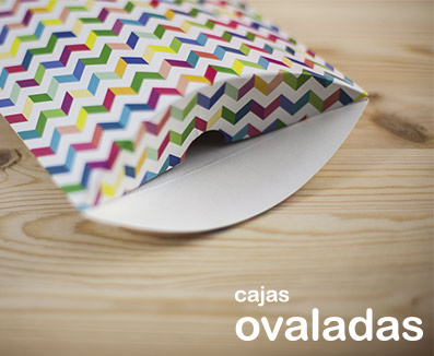 Cajas ovaladas regalo