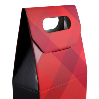 Caja de 2 botellas con asa - Red Diamonds