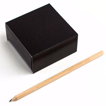 Caja deslizante - 8x8x4cm - Black